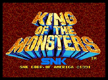 King of the Monsters (set 2) screen shot title